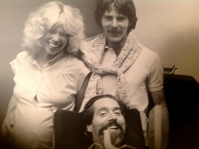 My uncle Mark Roberts, with his wife Elizabeth, with Ed in 1983