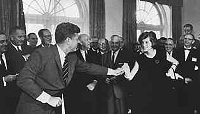 John F. Kennedy and Eunice Kennedy Shriver