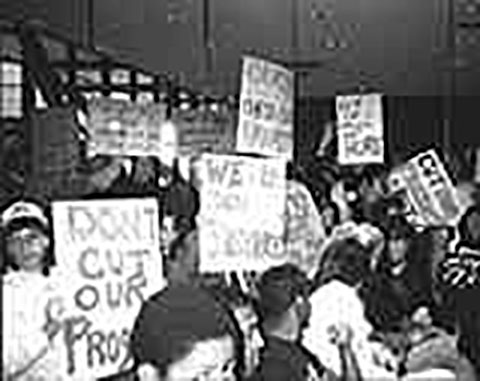 Self-advocate rally