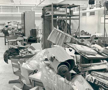 Piles of junk