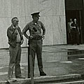 Guards outside