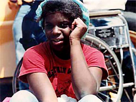 Woman sitting
